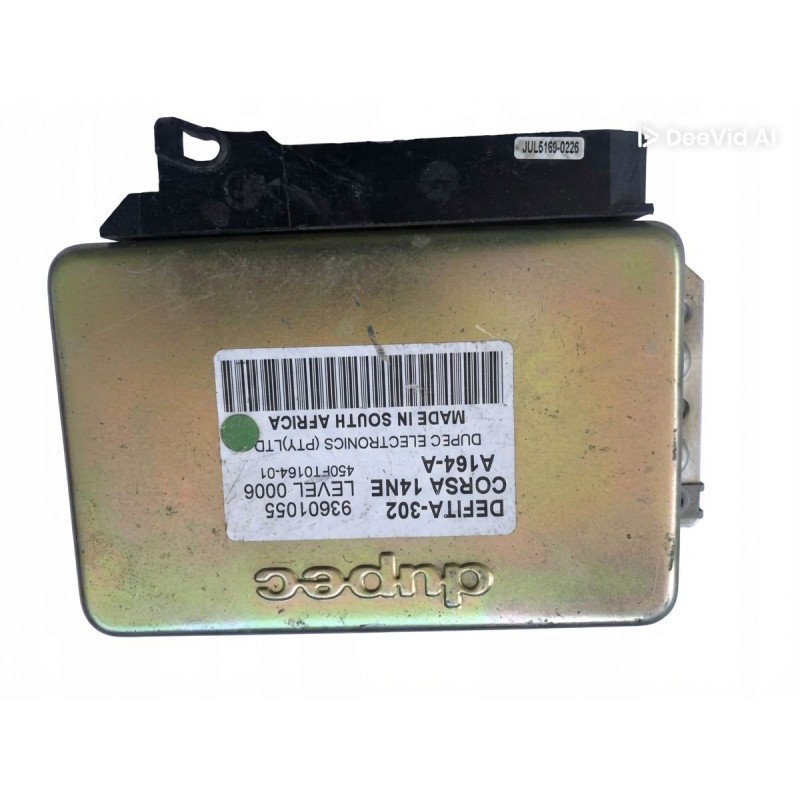 Dupec 1.4 immo decode